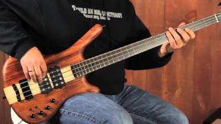 Video thumbnail for Warwick Custom Shop Corvette $$ NT | 4 string | 5 string Bass Demo by MusicStoreLive.com