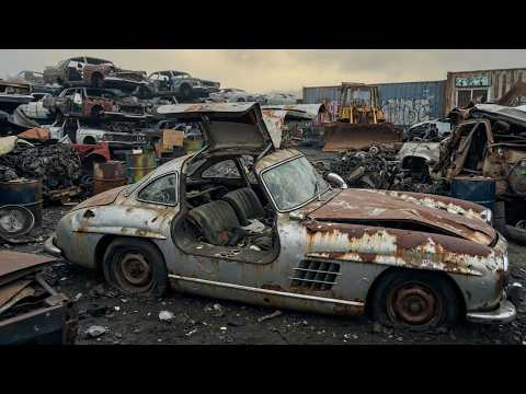 Thumbnail for ASMR Mercedes-Benz 300SL Gullwing 1955 Full Restoration | Abandoned Rusted Junkyard  in 8k cinem by Mercedes-Benz 300 SL