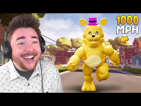 FAST FREDBEAR is the craziest HELLO NEIGHBOR MOD EVER...