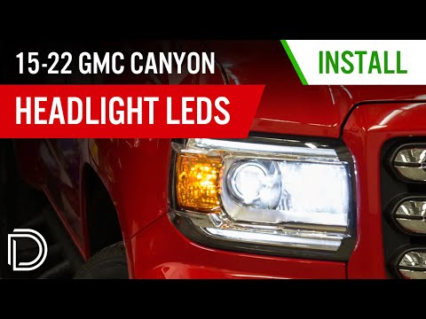 How to Install 2015-2022 GMC Canyon Headlight LEDs | Diode Dynamics