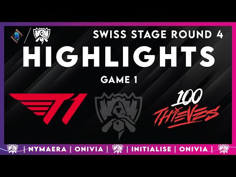 T1 vs 100T Highlights Game 1 | Worlds 2025 Swiss Stage | T1 vs 100 Thieves by Onivia