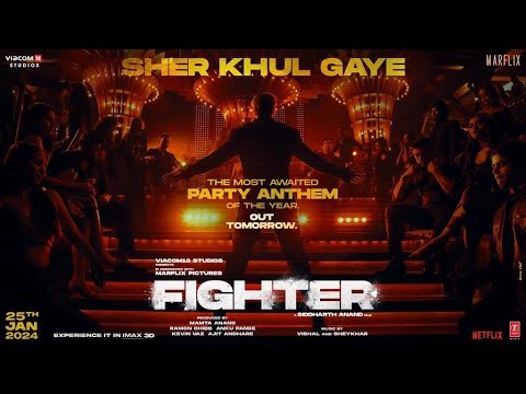 FIGHTER: Sher Khul Gaye(Teaser) | Hrithik Roshan,Deepika Padukone |Vishal Sheykhar |Kumaar|Bhushan K