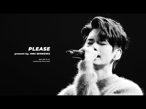 [190124 therefore concert special stage] 제발 from. ONG SEONGWU (옹성우 focus)