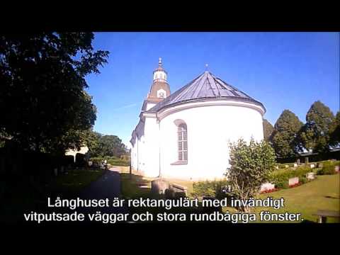 Västerlösa kyrka  - promenad på kyrkogården