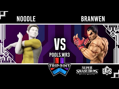 Tripoint Smash 200  -  Pools WR3  -  NOODLE(Wii Fit Trainer) Vs. Branwen(Kazuya)