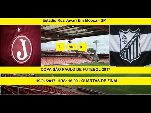 COPA SÃO PAULO DE FUTEBOL 2017 JUVENTUS DA MOOCA-SP 1 X 0 BRAGANTINO-SP - QUARTAS DE FINAIS