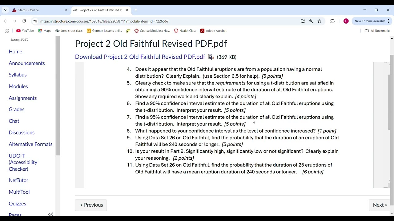 Project 2 Intro Video   Old Faithful Revised