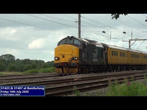 37423 & 37407 at Bamfurlong - 10th July 2020