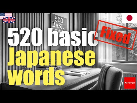 Japanese basic vocabulary 520 revised edition | Passive listening | Second Foreign Language