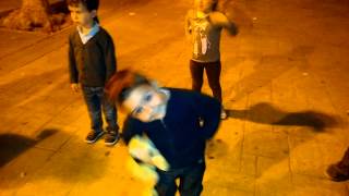 Bailando en la plaza