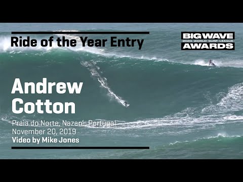 Andrew Cotton at Nazaré - 2020 Ride of the Year Entry - WSL Big Wave Awards