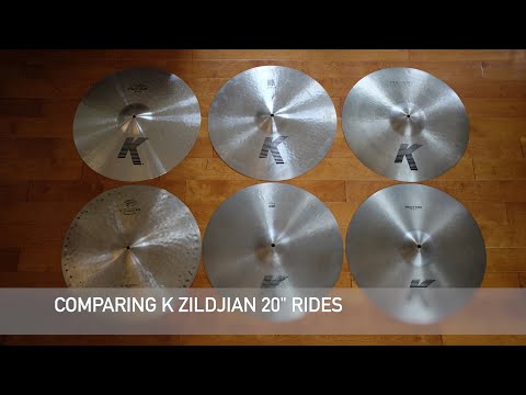 Comparing 6 different K Zildjian 20" ride cymbals