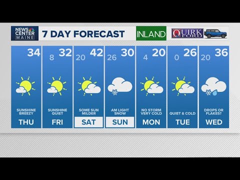 NEWS CENTER Maine Weather Video Forecast