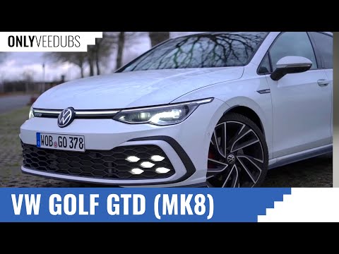 New VW Golf 8 GTD Mk8 review - 200 hp TDI