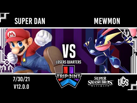 Tripoint Smash 107 - Losers Quarters - Super Dan(Mario) Vs. Mewmon(Greninja)