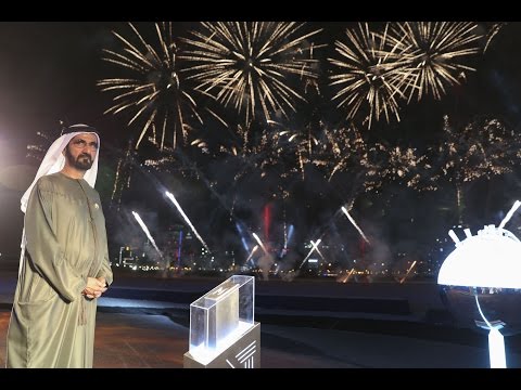 His Highness Sheikh Mohammed bin Rashid Al Maktoum-News-Mohammed bin Rashid lays foundation stone of Meydan One Mall