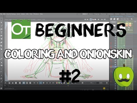 Opentoonz 1.2 - Coloring and Onionskins