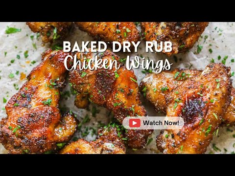 Baked Dry Rub Chicken Wings