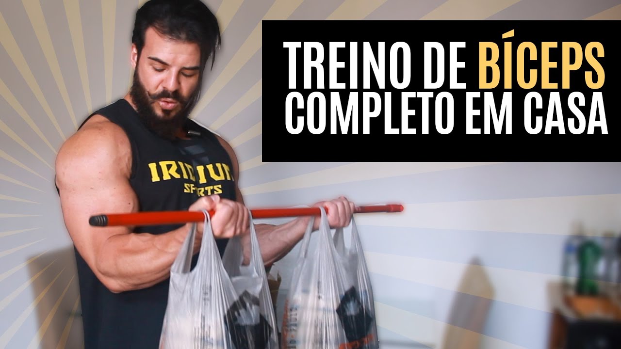 3 exercícios para moer o BÍCEPS em 15min. (Treino completo)