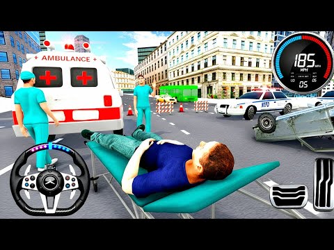 Emergency Ambulance Simulator #1 | City Ambulance Driving 3D | Simulation Gameplay Android/Ios 