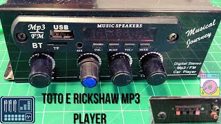 DIY Rickshaw Music Player MP312v Music PlayerFor t