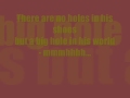 The Script-The man who can't be moved-lyric ...