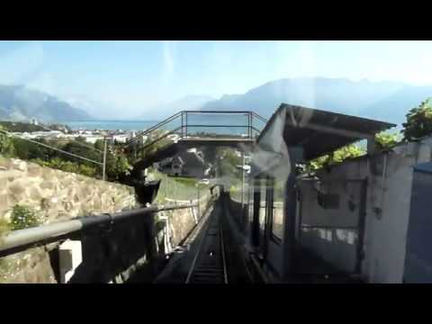 Funiculaire Vevey-Chardonne-Mont Pèlerin (VCP) der MVR, Mont-Pèlerin - Vevey (funi)