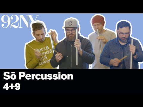 Sō Percussion performing 4+9 by Eric Cha-Beach