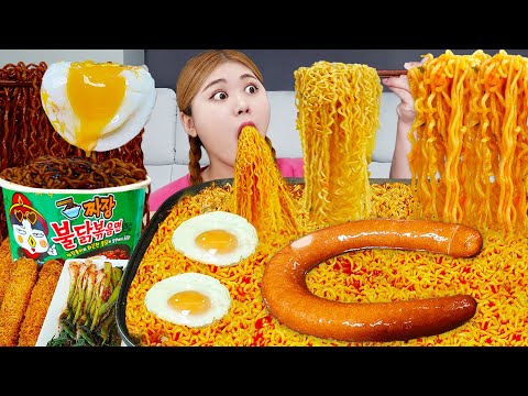 MUKBANG spicy noodles ramen COLLECTION by HIU 하이유
