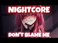 Nightcore~Dont blame me