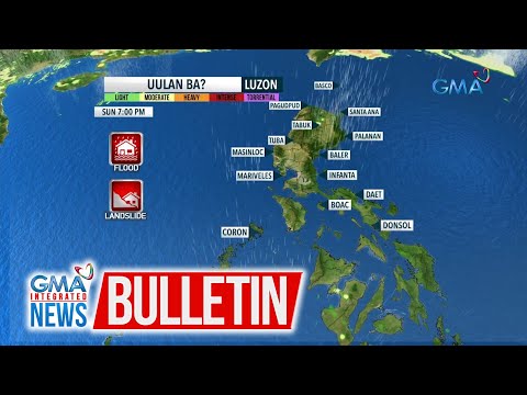 Asahan ang mga pag-ulan sa ilang bahagi ng bansa ngayong araw GMA Integrated News Bulletin
