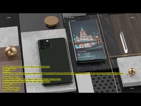 Phone 11 Pro App Presentation | After Effects Template | VideoHive 24791141