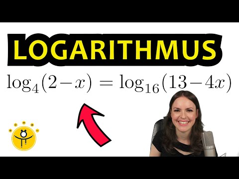 Logarithmusgleichung lösen – LOGARITHMUS Gleichung nach x auflösen, Basiswechsel