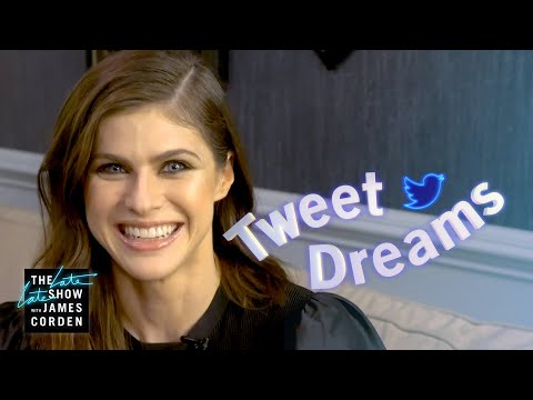 鳴叫夢想/亞歷山德拉-達達里奧。 (Tweet Dreams w/ Alexandra Daddario)