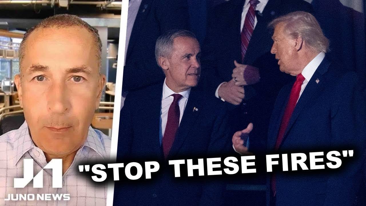 Trump DEMANDS Carney get wildfires under control