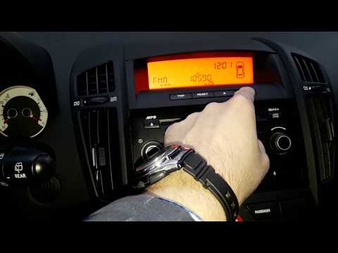Настройка магнитолы kia ceed