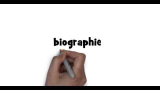 How to write biography in French
