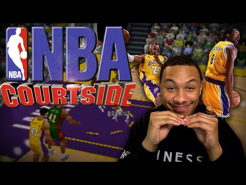 Kobe Bryant In NBA Courtside | KOBES FIRST OFFICIAL VIDEO GAME!!!