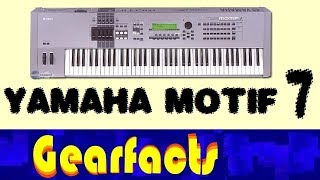 Video thumbnail for Yamaha Motif 7 Synth with sampling and potential upgrades by Gearfacts