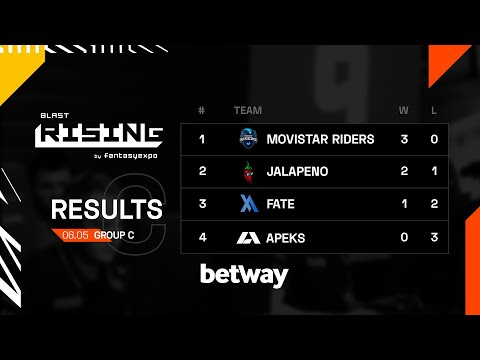 Movistar Riders, Japaleno, Apeks, FATE Esports Group C Highlights | BLAST Rising Day 3