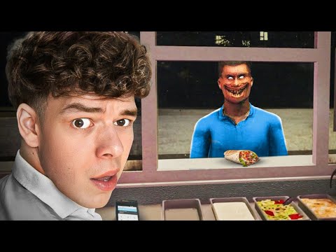 Shawarma Kiosk, aber die Kunden werden Gruseliger… 