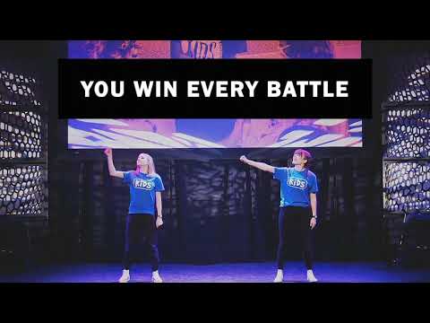 Epic Kids Worship Motions - "Battle Belongs" by Phil Wickham