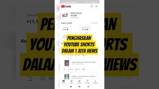 Download lagu Penghasilan YouTube Shorts 1 Juta Views Bikin Kaget!! #shorts #tutorial #feedshorts mp3 Download lagu Penghasilan YouTube Shorts 1 Juta Views Bikin Kaget!! #shorts #tutorial #feedshorts mp3