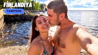 Finlandiya'da İlk Günüm | Tampere'de Saunaya Girdik - 347 🇫🇮