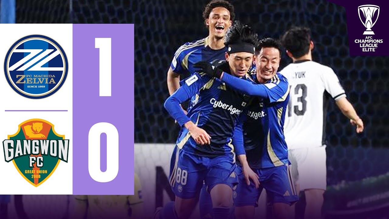 Machida Zelvia vs Gangwon Highlights