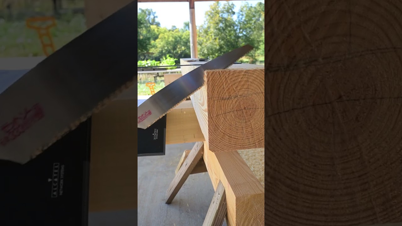 Hand Sawing Tips (cutting 8x8 by hand 😰)