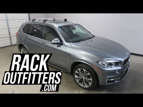 BMW X5 with Thule AeroBlade Edge Roof Rack Crossbars by Rack Attack