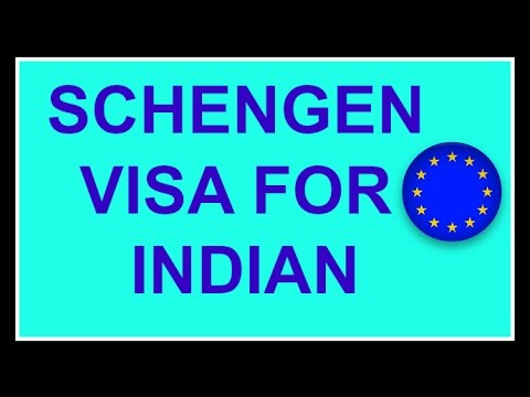 Schengen Visa for Indian  - Complete Procedure (Europe Visa) Video