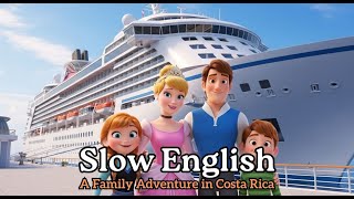 A Family Adventure in Costa Rica | Jungle & Cruise Story | Easy English Listening (A2 Level)