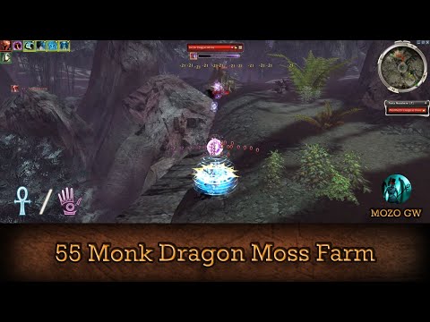 Dragon Moss/Plant Fiber Farm, 55 Monk -  Guild Wars Monk Farm Mo/Me - HM
